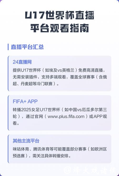 观看世界杯直播频道全指南